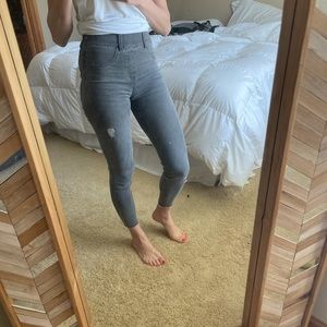 SPANX Vintage Distressed Ankle Skinny Jeans